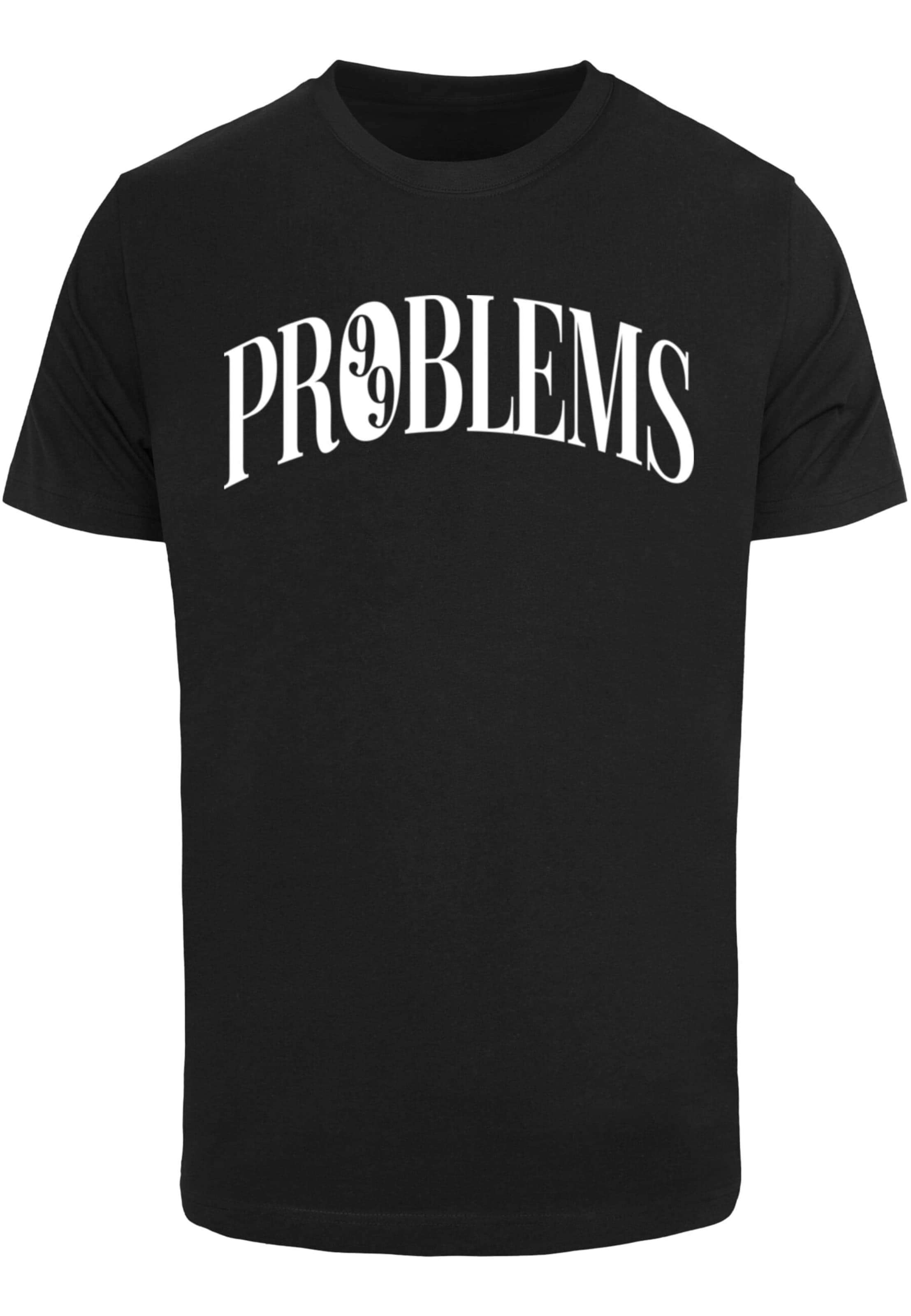 T-Shirt ' 99 Problems' Mister Tee en noir : devant