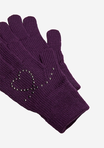 s.Oliver Gloves in Purple