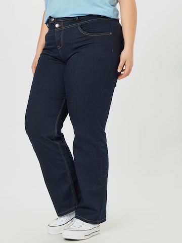 Zizzi Regular Jeans 'Gemma' i blå: forside