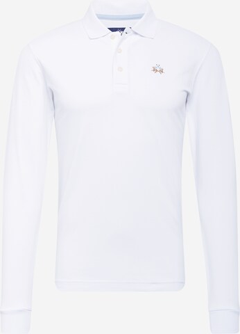 La Martina Shirt in White: front