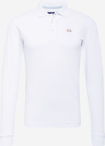 La Martina Shirt in Weiß: front