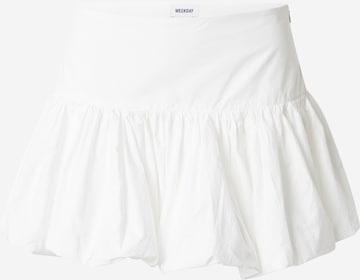 Gonna di WEEKDAY in bianco: frontale