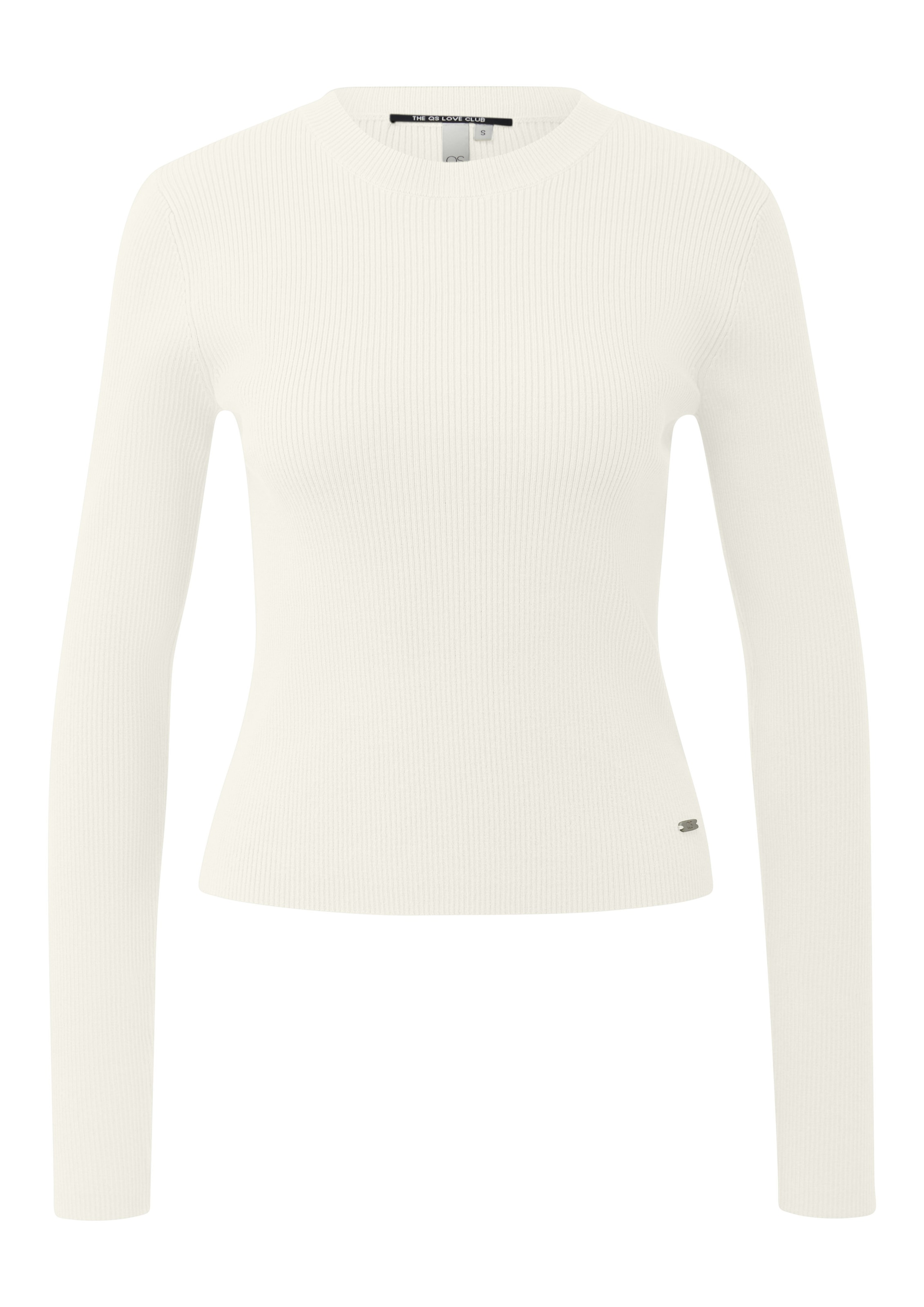 QS Pullover in Beige: Vorderseite