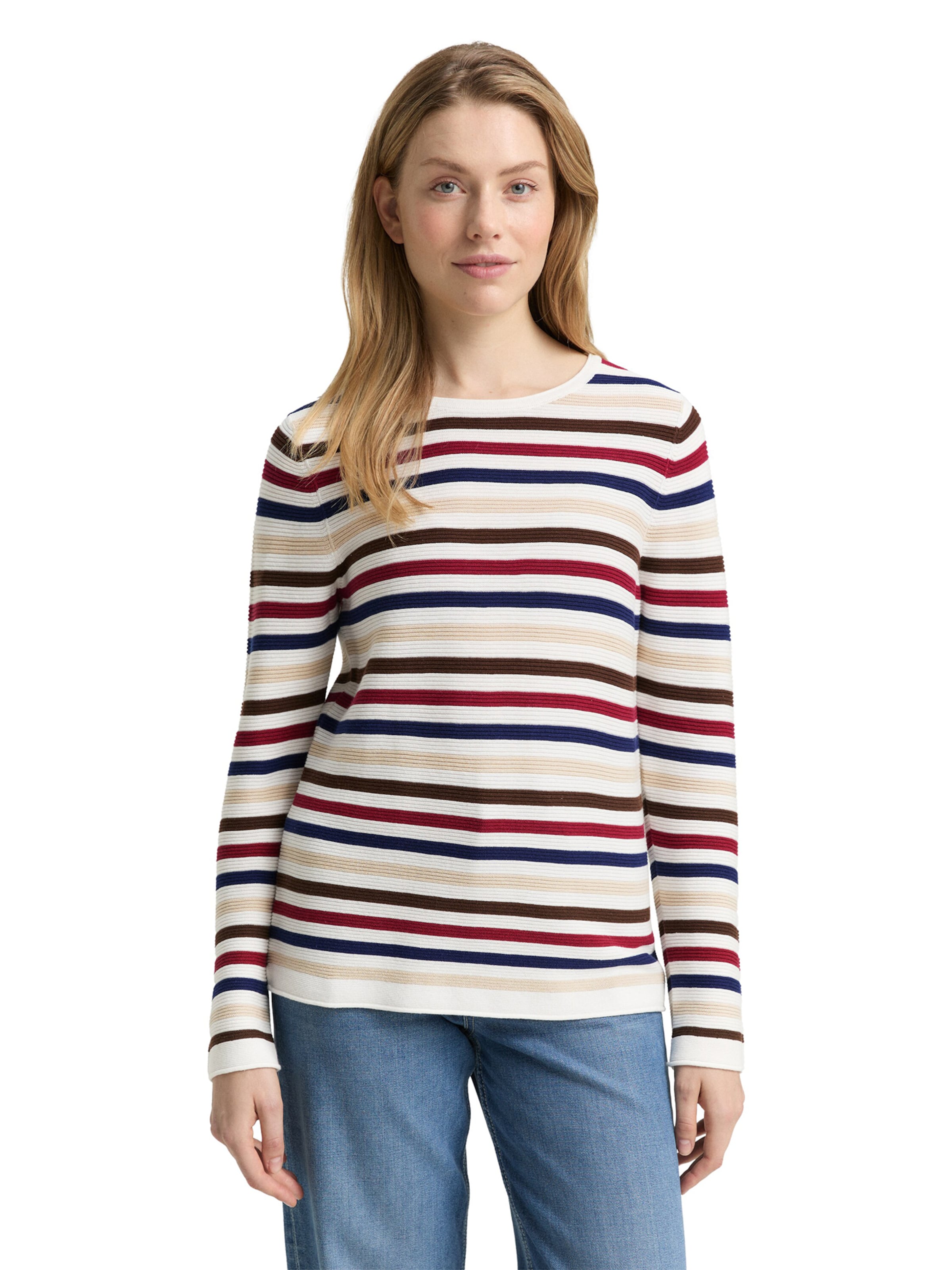 Pullover di TOM TAILOR in rosso: frontale