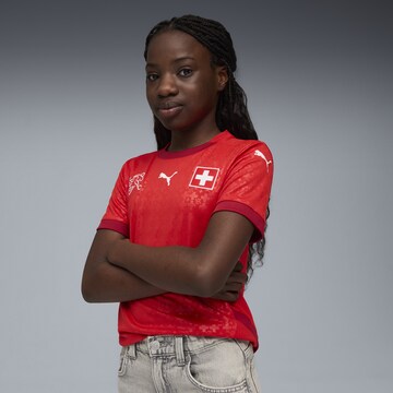PUMA Functioneel shirt 'Schweiz Team 2025' in Rood