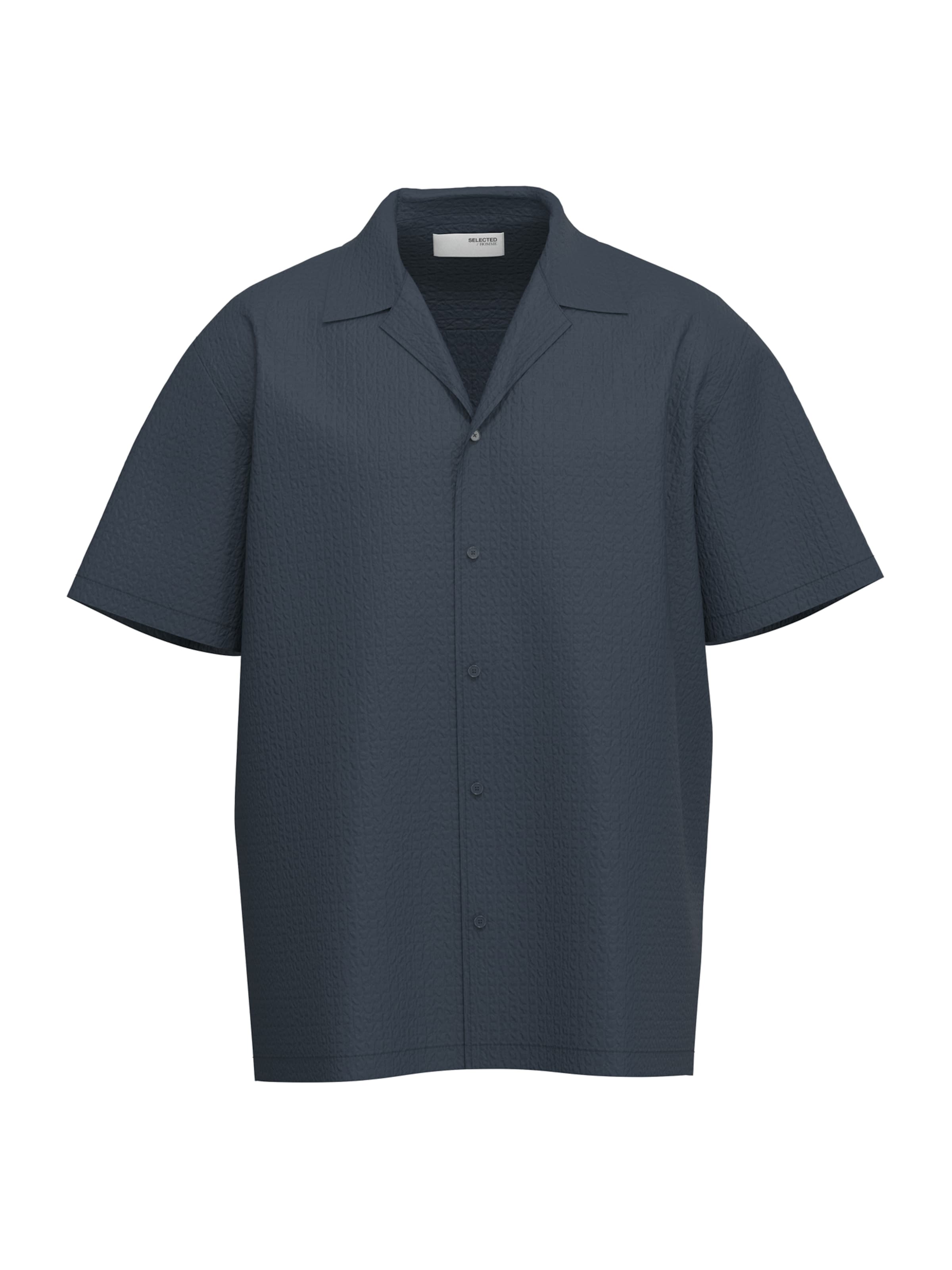 SELECTED Hemd 'SLHAce' in Blau: Vorderseite