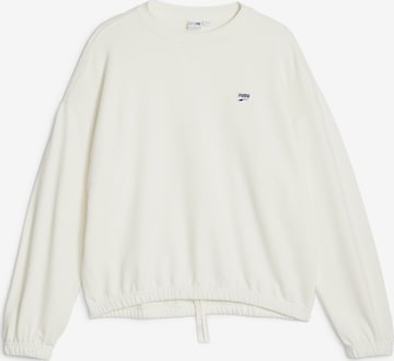 PUMA Sweatshirt 'DOWNTOWN' in Wit: voorkant