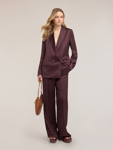 MOTIVI Wide leg Trousers in Brown
