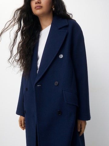 Pull&Bear Between-seasons coat in Blue