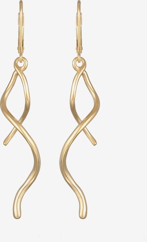 Boucles d'oreilles ELLI en or : devant