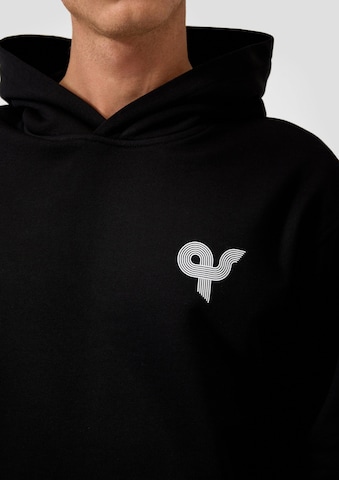 QS Sweatshirt in Schwarz