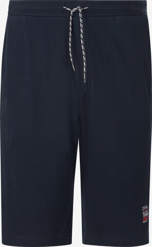 Jan Vanderstorm Loose fit Workout Pants ' Edvard ' in Blue: front