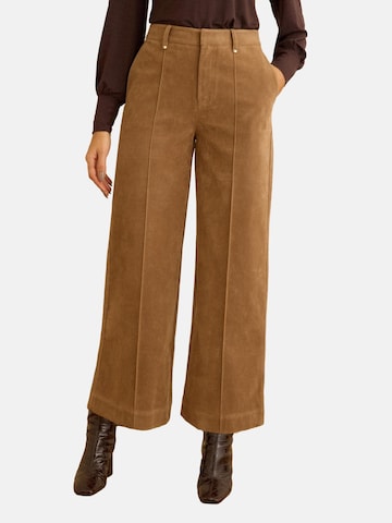 love & roses Regular Byxa i brun: framsida