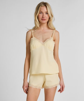 Hunkemöller Pyjama in Geel: voorkant
