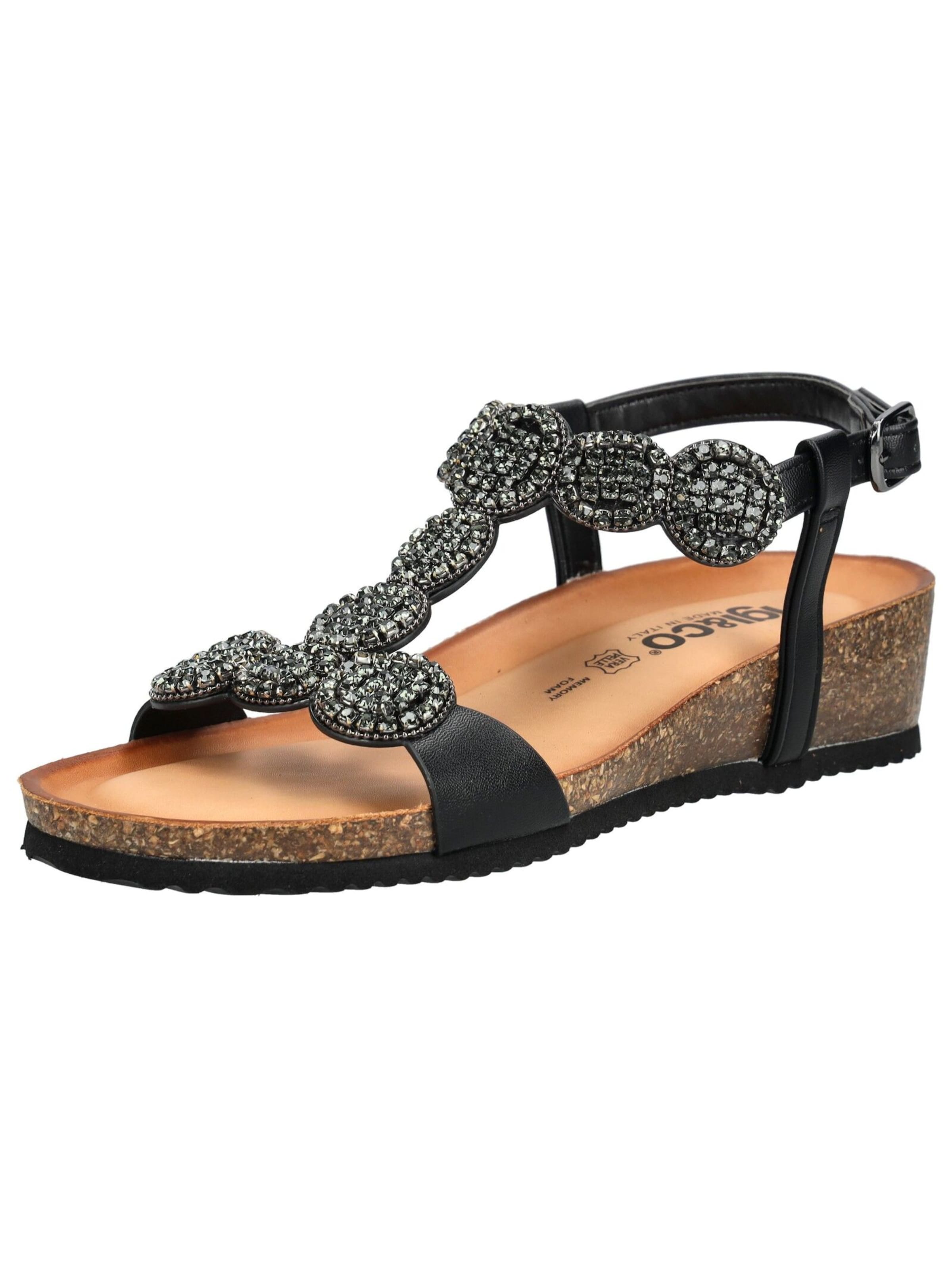 IGI&CO Sandal in Black: front