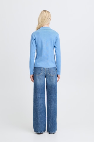 b.young Gebreid vest 'MMORLA' in Blauw