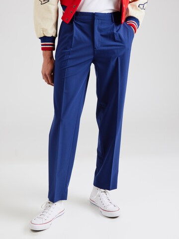 JACK & JONES Обычный Плиссированные брюки 'BUSHWICK HARRY' в Синий: спереди