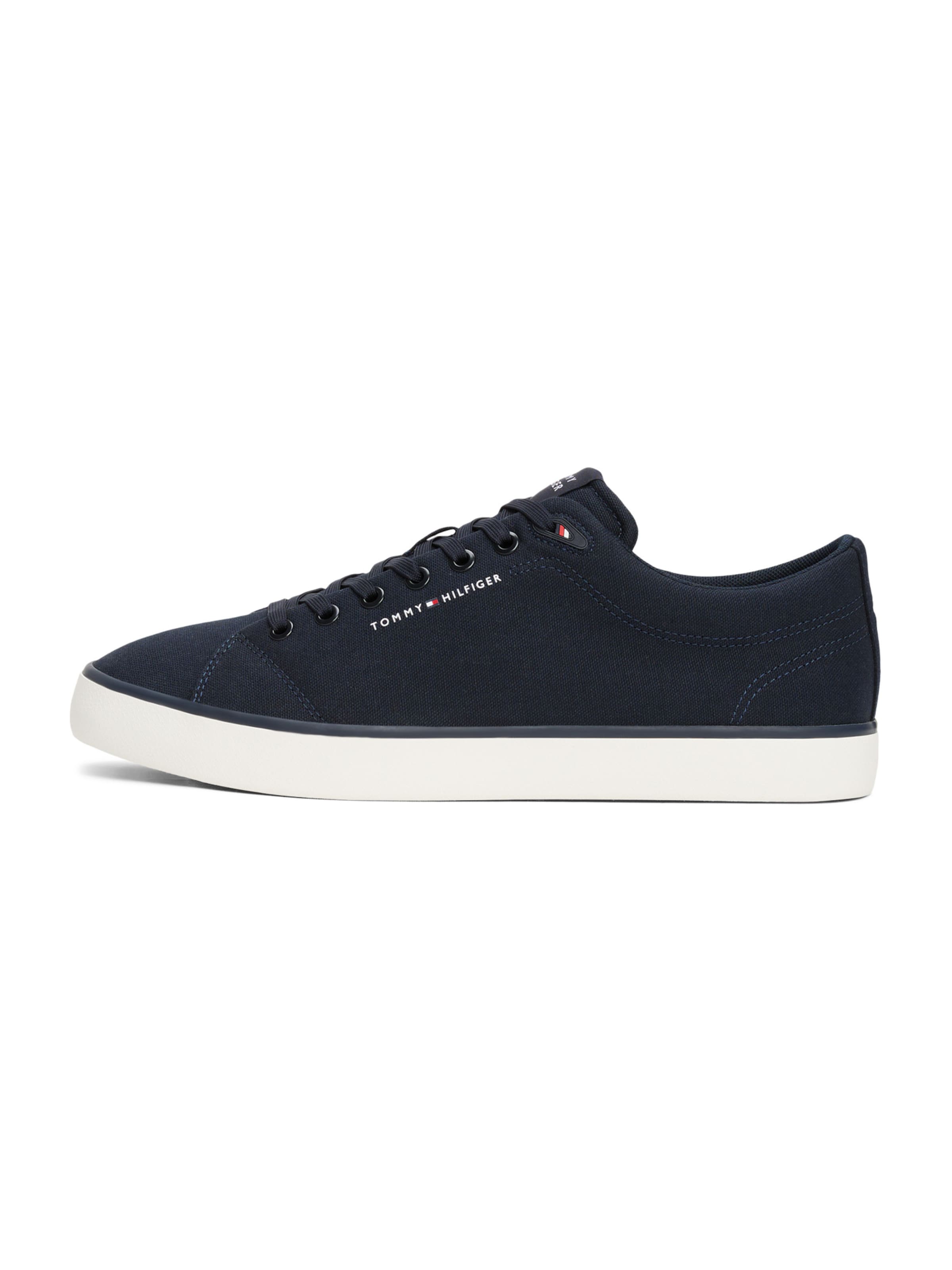 Baskets basses TOMMY HILFIGER en bleu : devant