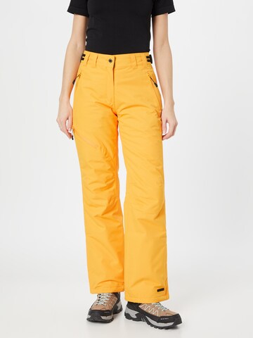 ICEPEAK - regular Pantalón deportivo en naranja: frente