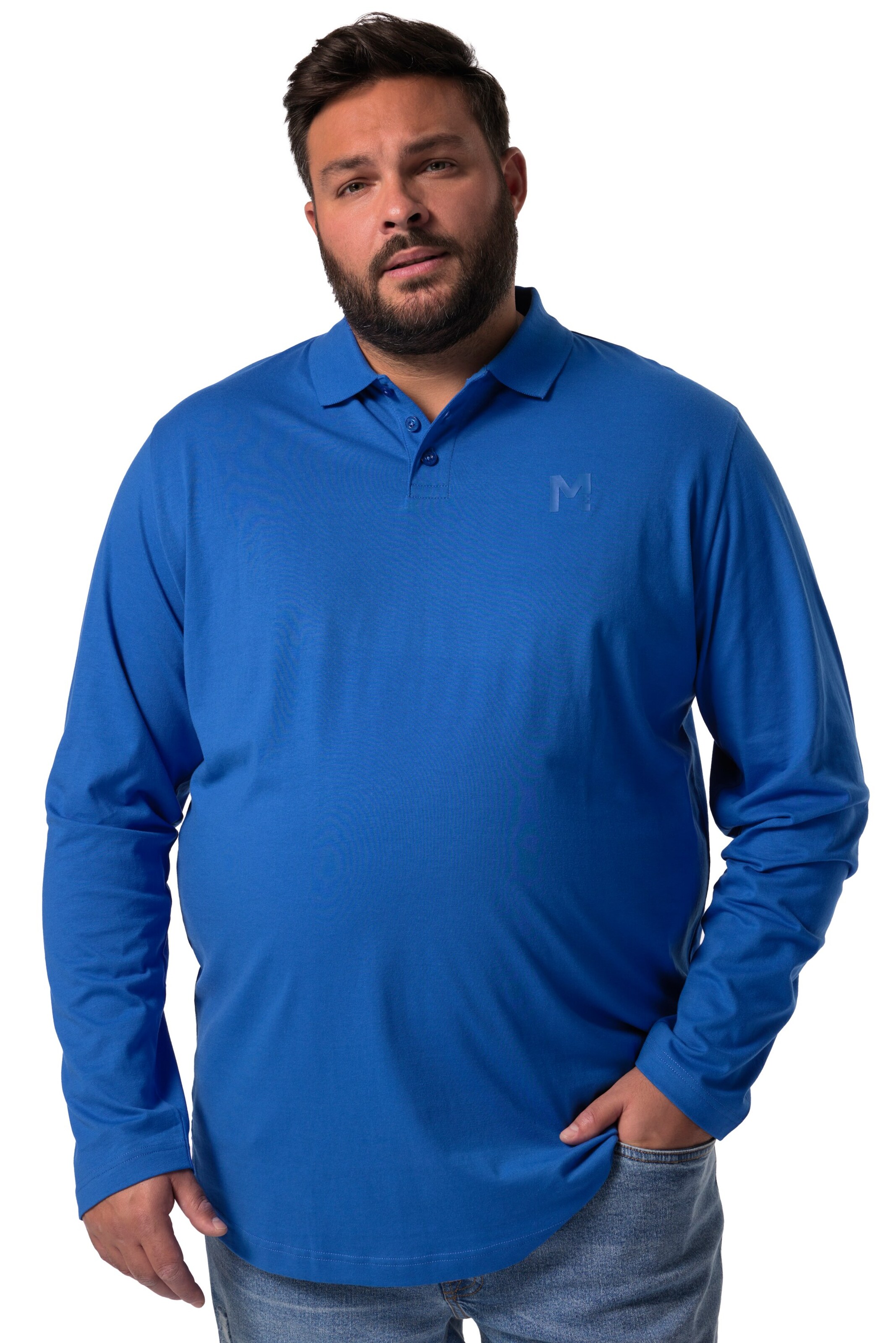 Men Plus Shirt in Blue