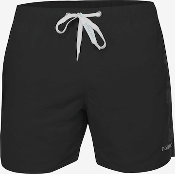 normani Swim Trunks 'Coastline' in Black: front