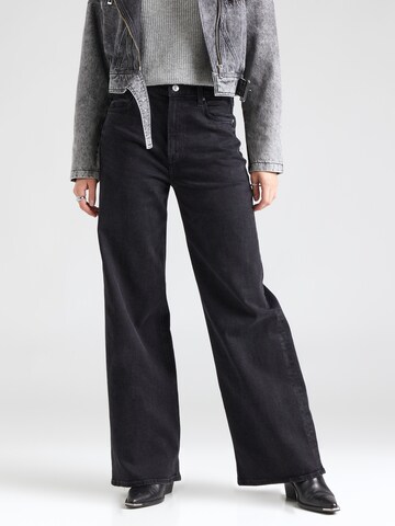 Citizens of Humanity Wide leg Jeans 'Paloma' in Zwart: voorkant