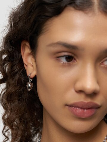 Liebeskind Berlin Earrings 'Heart' in Silver