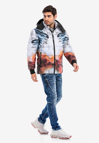 CIPO & BAXX Winterjacke in Weiß