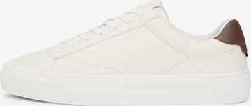 TOMMY HILFIGER - Sapatilhas baixas em branco: frente