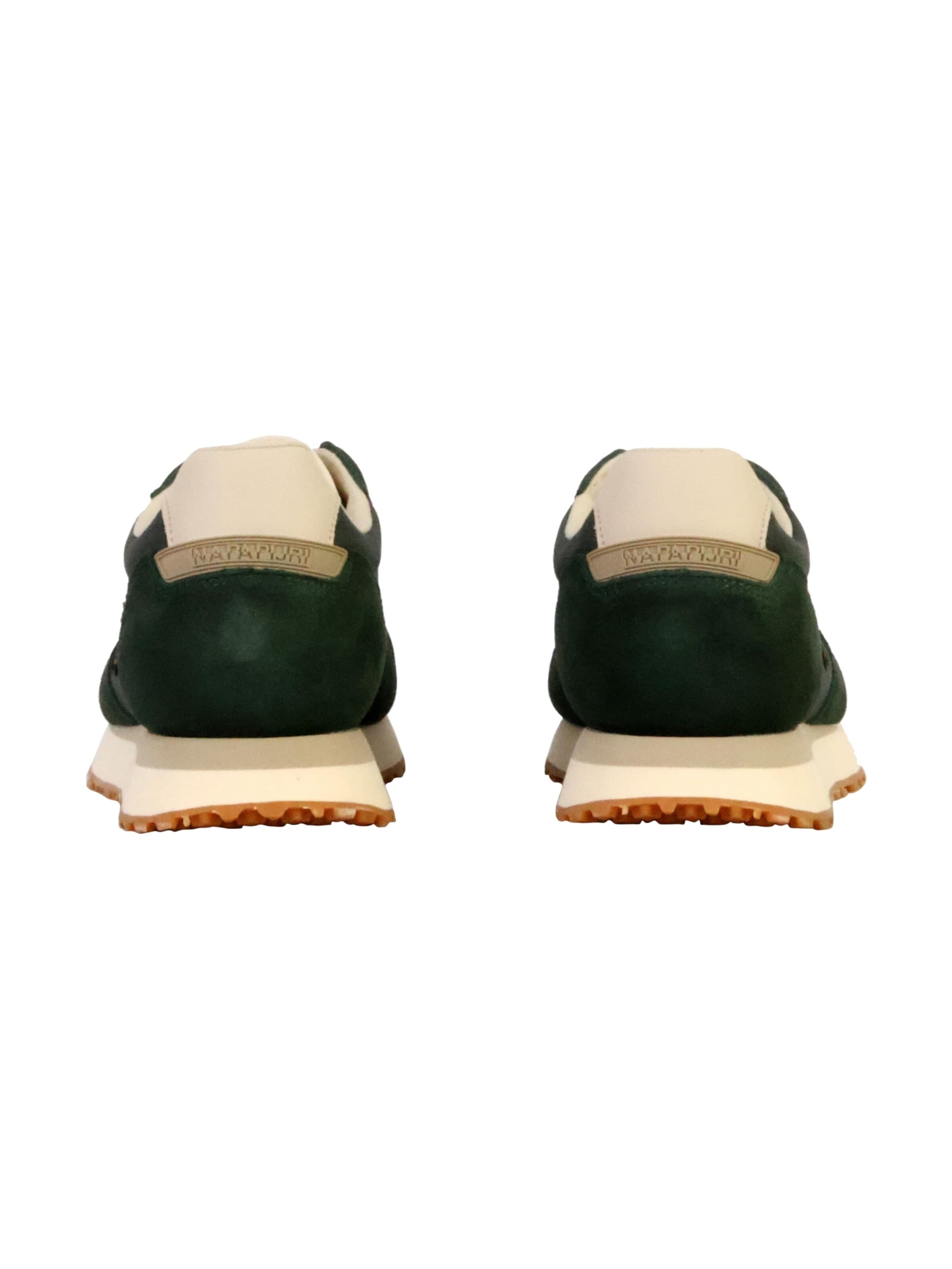 NAPAPIJRI - Calzado deportivo con cordones 'Sun Low-Top-Sneaker aus Leder' en verde