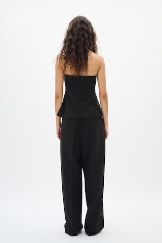 InWear Regular Bundfaltenhose 'IWZOEH' in Schwarz