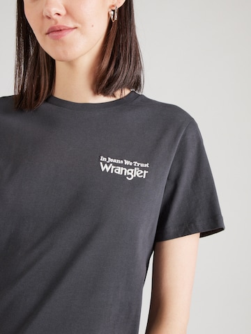 juoda WRANGLER Marškinėliai