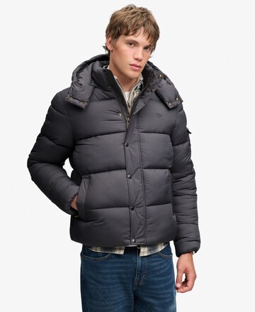 Superdry & Co Between-Season Jacket 'Premium' in Grey: front