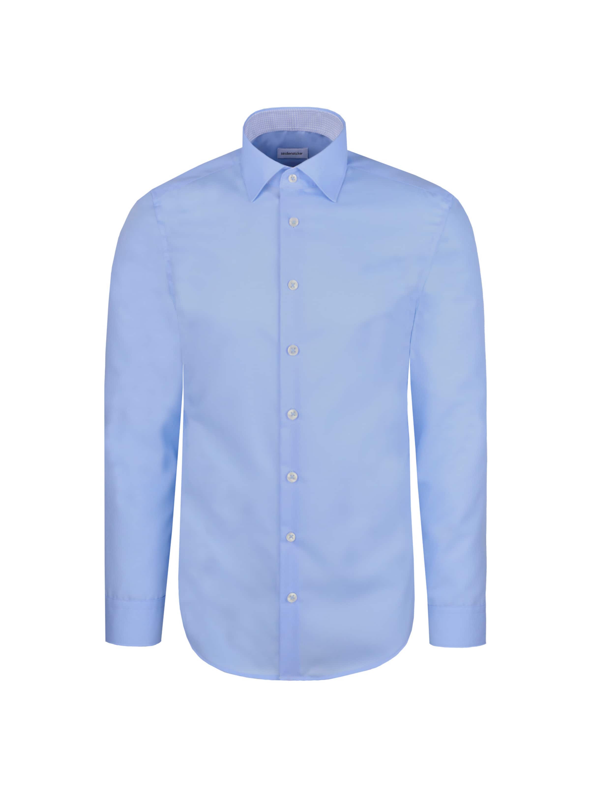 SEIDENSTICKER Chemise business 'Schwarze Rose' en bleu clair, Vue avec produit