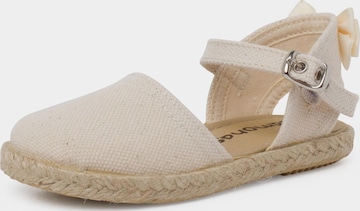 Pisamonas Sandalen in Beige: voorkant