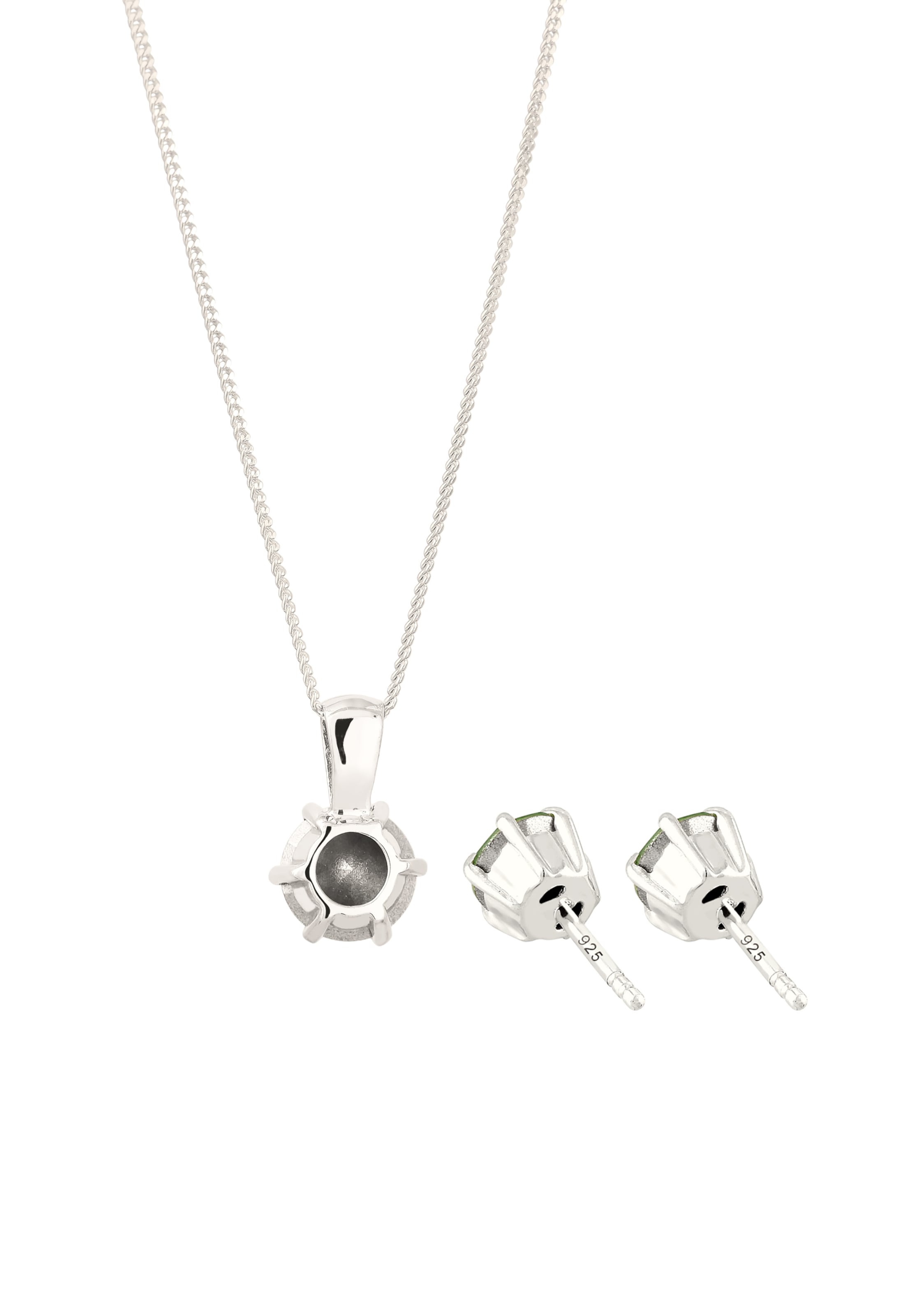 ELLI Jewelry set 'Kristall' in Silver