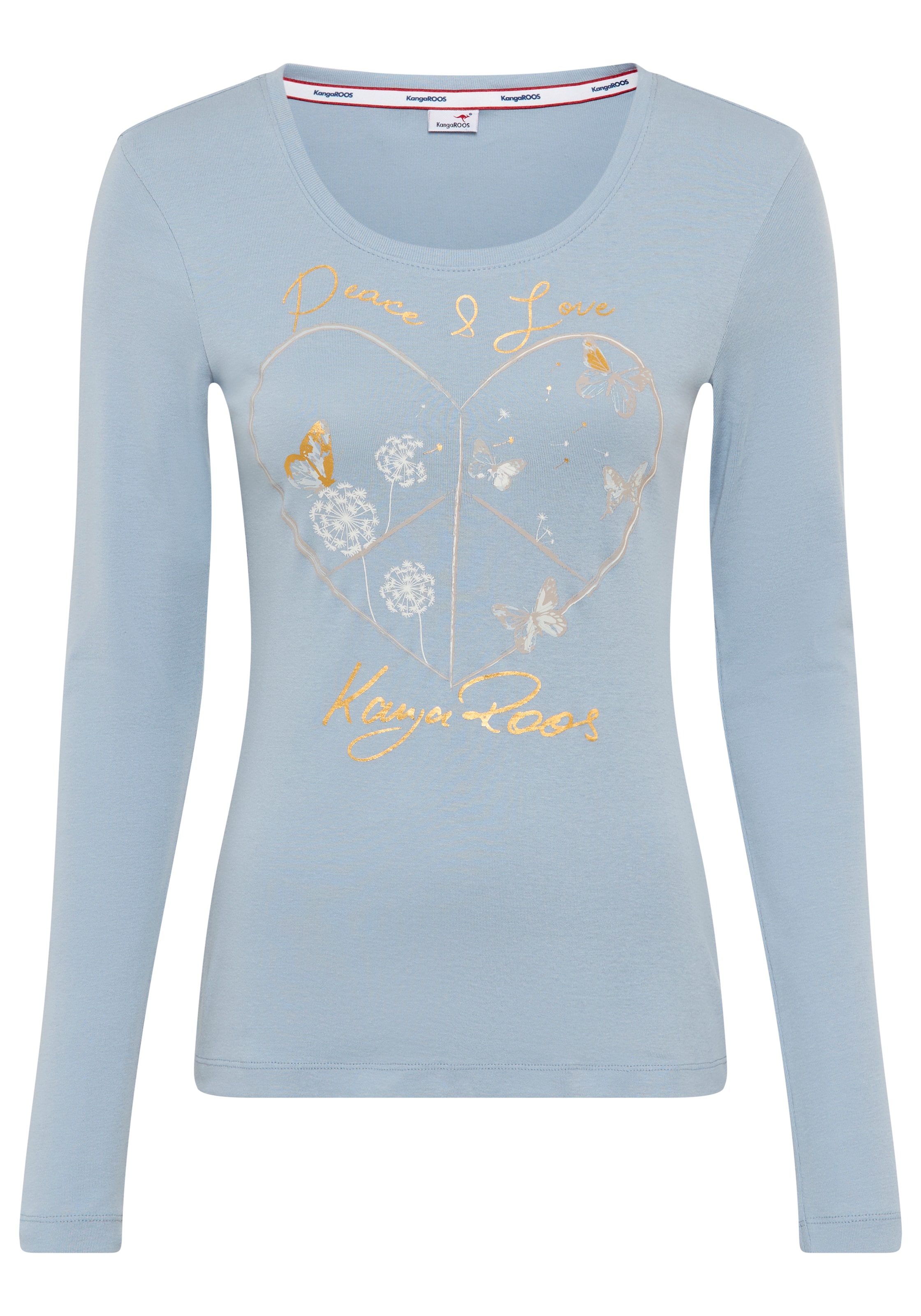 KangaROOS Shirt in Blue: front