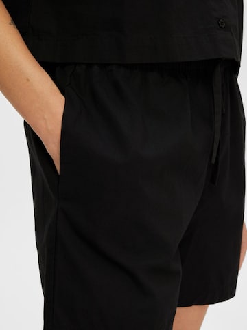SELECTED Regular Trousers in Black