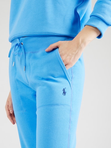 Polo Ralph Lauren Tapered Broek 'MARI' in Blauw