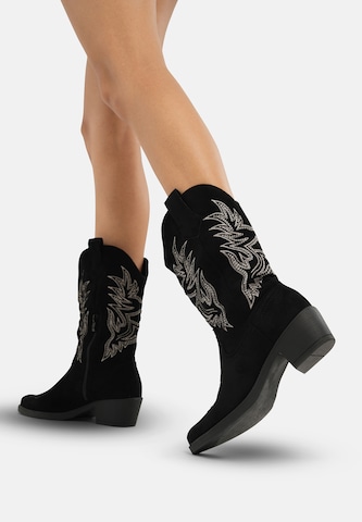Salinyang Cowboylaarzen in Zwart