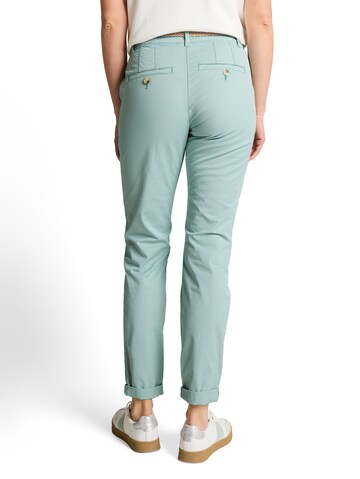 TOM TAILOR Slimfit Chino kalhoty – modrá