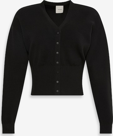 Calvin Klein Strickjacke in Schwarz: Vorderseite
