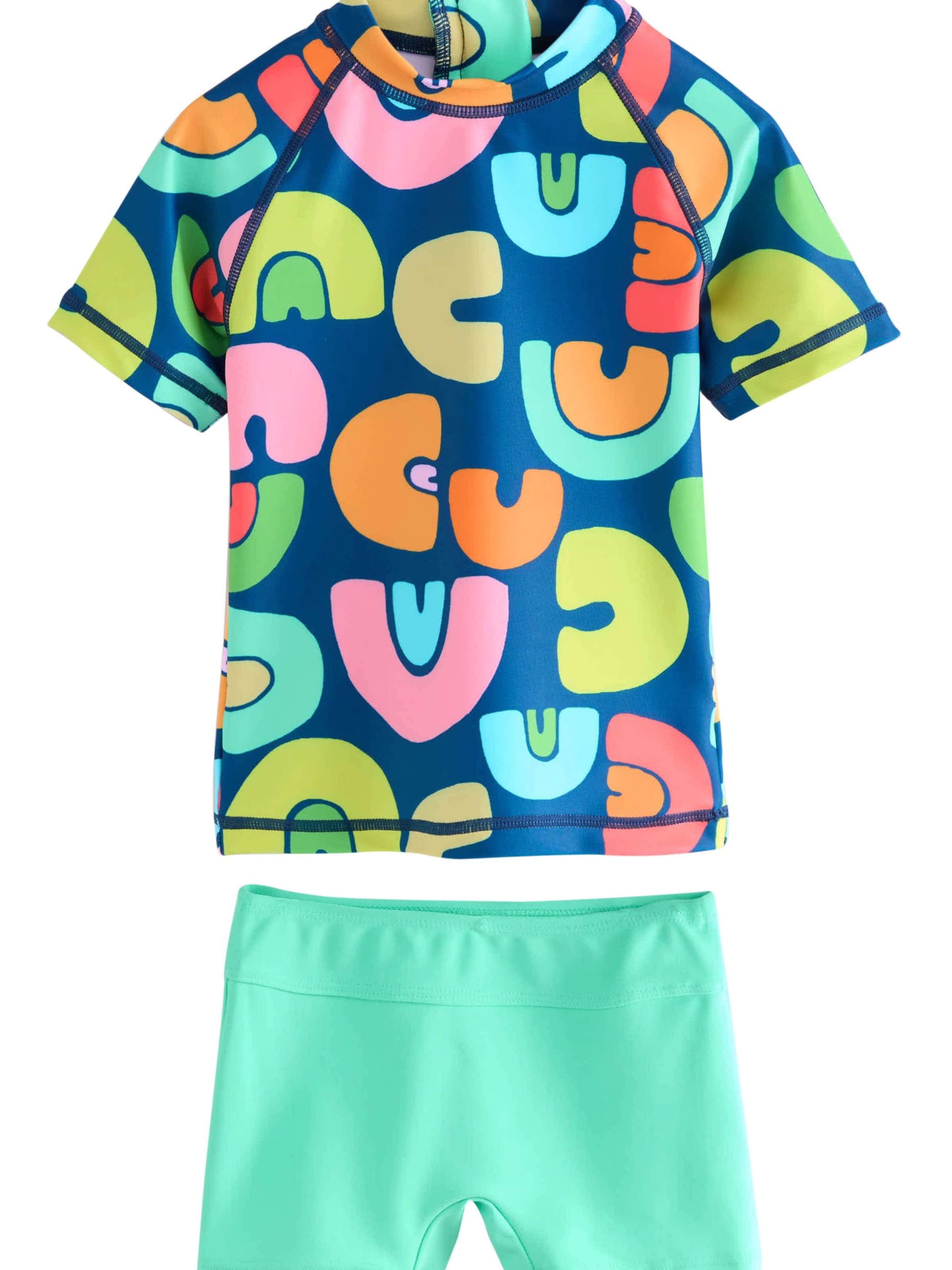 Next Funkční oblek 'Rash' – modrá: přední strana