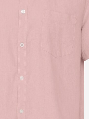 !Solid Slim fit Button Up Shirt 'Allan' in Pink