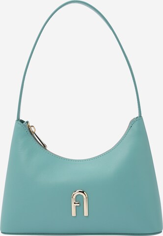 FURLA - Bolso de hombro 'DIAMANTE' en verde: frente