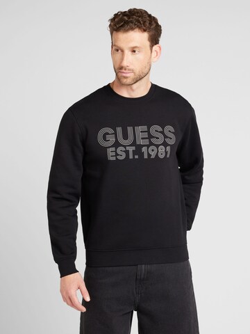 Sweat-shirt 'Beau' GUESS en noir : devant