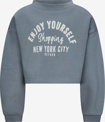 pilka Retour Jeans Megztinis be užsegimo 'Puck': priekis