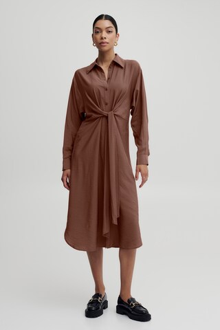 b.young Shirt Dress 'Hollie' in Brown: front