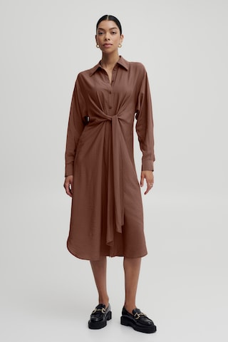 b.young Shirt Dress 'Hollie' in Brown: front