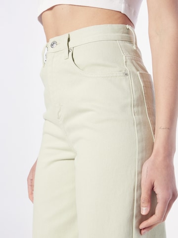 TOPSHOP Wide leg Jeans in Groen